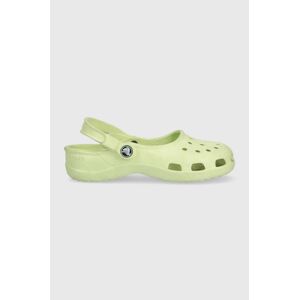 Detské šľapky Crocs 543905 zelená farba