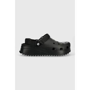 Šľapky Crocs Classic Hiker Clog pánske, čierna farba, 206772