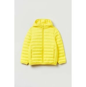 Detská bunda OVS žltá farba