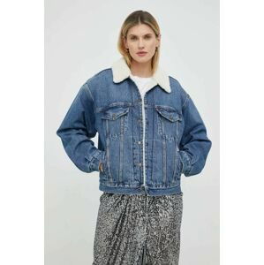 Rifľová bunda Levi's dámska, prechodná, oversize