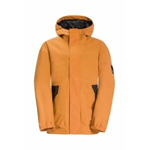 Detská bunda Jack Wolfskin TEEN 2L JACKET Y žltá farba