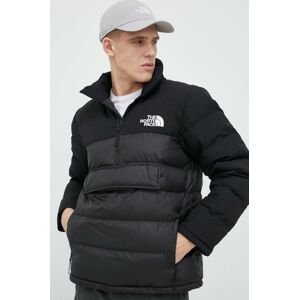 Bunda The North Face HMLYN SYNTH INS ANORAK pánska, čierna farba