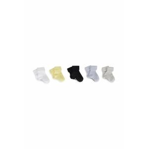 Detské ponožky BOSS 5-pak tmavomodrá farba