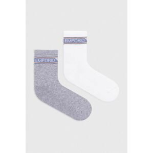 Ponožky Emporio Armani Underwear 2-pak dámske