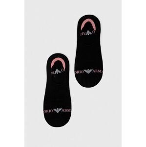 Ponožky Emporio Armani Underwear dámske, čierna farba