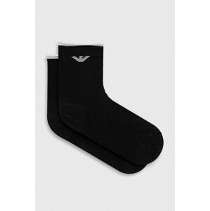 Ponožky Emporio Armani Underwear dámske, čierna farba