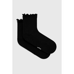 Ponožky UGG dámske, čierna farba