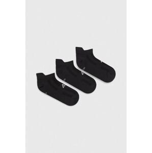 Ponožky 4F 3-pak dámske, čierna farba