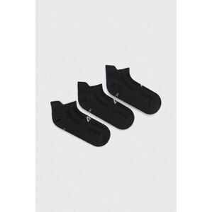 Ponožky 4F 3-pak dámske, čierna farba
