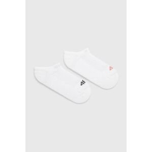 Ponožky 4F 2-pak dámske, biela farba