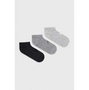 Ponožky 4F 3-pak dámske, šedá farba