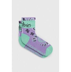 Ponožky Femi Stories dámske, fialová farba