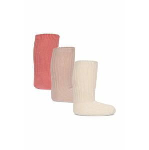 Detské ponožky Konges Sløjd 3-pak ružová farba