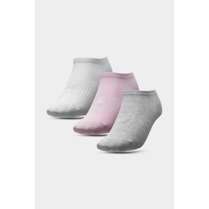 Detské ponožky 4F 3-pak ružová farba