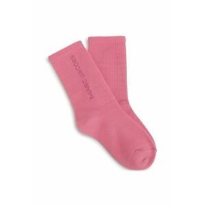 Detské ponožky Marc Jacobs fialová farba