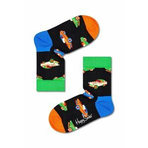 Detské ponožky Happy Socks čierna farba