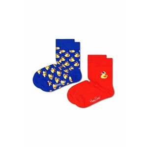 Detské ponožky Happy Socks Kids Rubberduck 2-pak