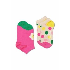 Detské ponožky Happy Socks Kids Smiley Daisy 2-pak