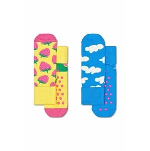 Detské ponožky Happy Socks Kids Strawberry 2-pak