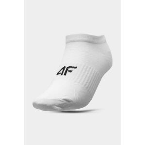 Detské ponožky 4F 5-pak biela farba