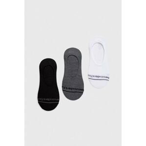 Ponožky Abercrombie & Fitch 3-pak pánske, šedá farba
