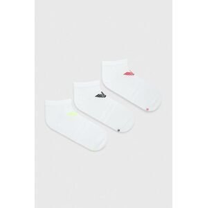 Ponožky Emporio Armani Underwear 3-pak pánske, biela farba