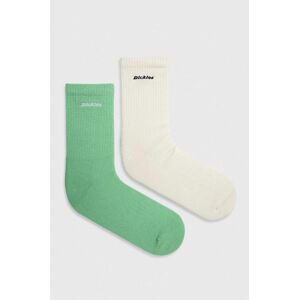 Ponožky Dickies 2-pak pánske, zelená farba