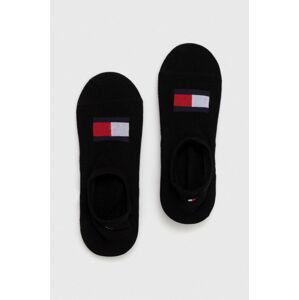 Ponožky Tommy Hilfiger 2-pak pánske, čierna farba
