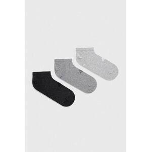 Ponožky 4F 3-pak pánske, šedá farba