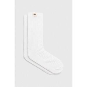Ponožky adidas biela farba