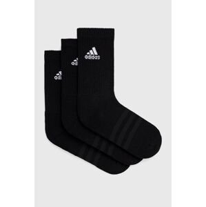 Ponožky adidas Performance 3-pak čierna farba