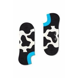 Ponožky Happy Socks Cow No Show Sock čierna farba