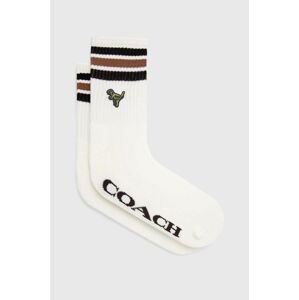 Ponožky Coach béžová farba