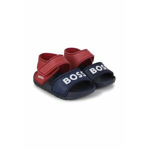 Detské sandále BOSS tmavomodrá farba