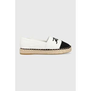 Espadrilky Karl Lagerfeld KAMINI biela farba