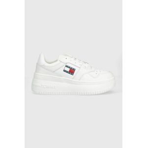 Tenisky Tommy Jeans En0en02025 Meg Flatform Option 1 biela farba,