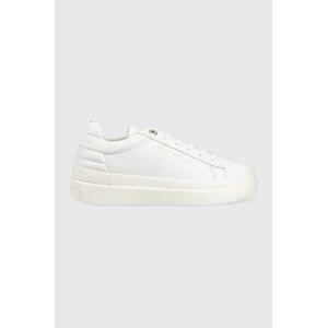 Kožené tenisky Tommy Hilfiger Fw0fw06511 Feminine Elevated Sneaker biela farba,