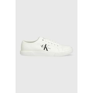 Tenisky Calvin Klein Jeans ESS VULC MONO W dámske, biela farba