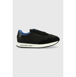 Tenisky Calvin Klein Jeans RETRO RUNNER SOFTNY čierna farba, YW0YW00929