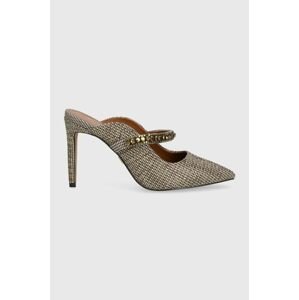 Šľapky Kurt Geiger London Duke zlatá farba 4268540609