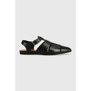 Kožené sandále Vagabond Shoemakers WIOLETTA WIOLETTA dámske, čierna farba, 5501.101.20,