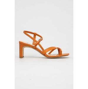 Kožené sandále Vagabond LUISA oranžová farba, 5312.301.44