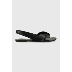 Kožené sandále Vagabond Shoemakers TIA 2.0 TIA 2.0 dámske, čierna farba, 5531.001.20,