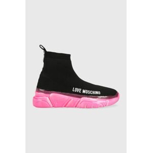 Tenisky Love Moschino Sneakerd Running 35 čierna farba, JA15463G1G