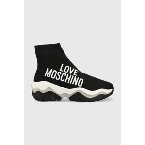 Tenisky Love Moschino Sneakerd Roller 45 čierna farba, JA15564G1G