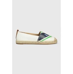 Espadrilky Lauren Ralph Lauren Cameryn III biela farba