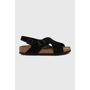 Semišové sandále Birkenstock Tulum SFB 1024086-black, dámske, čierna farba