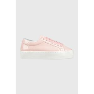 Tenisky Chiara Ferragni Tennis Low ružová farba, CF TENNIS LOW