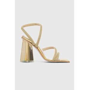 Sandále Chiara Ferragni CF3136_005 zlatá farba, CF STAR HEEL 100