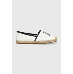 Espadrilky Tommy Hilfiger TH EMBROIDERED ESPADRILLE biela farba